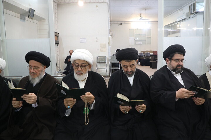 تصاویر/ مراسم گرامیداشت قائد شهید امت از سوی آیت الله العظمی سیستانی در قم