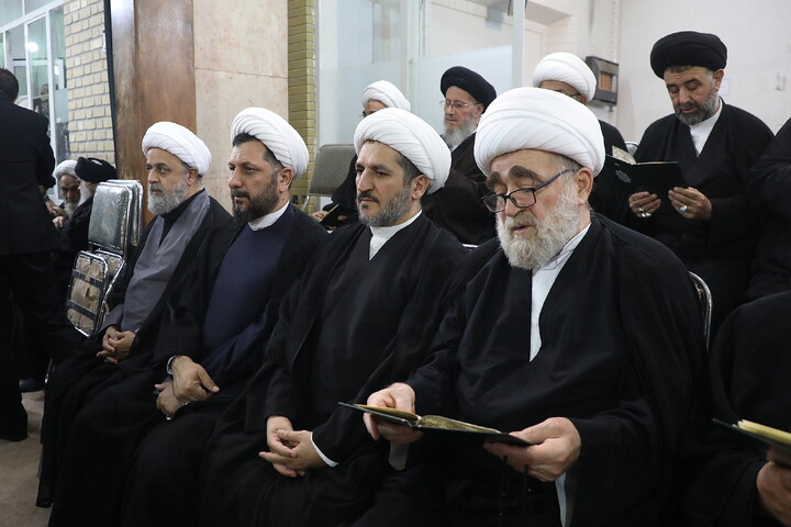 تصاویر/ مراسم گرامیداشت قائد شهید امت از سوی آیت الله العظمی سیستانی در قم