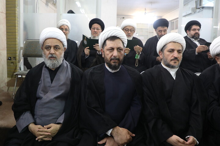 تصاویر/ مراسم گرامیداشت قائد شهید امت از سوی آیت الله العظمی سیستانی در قم