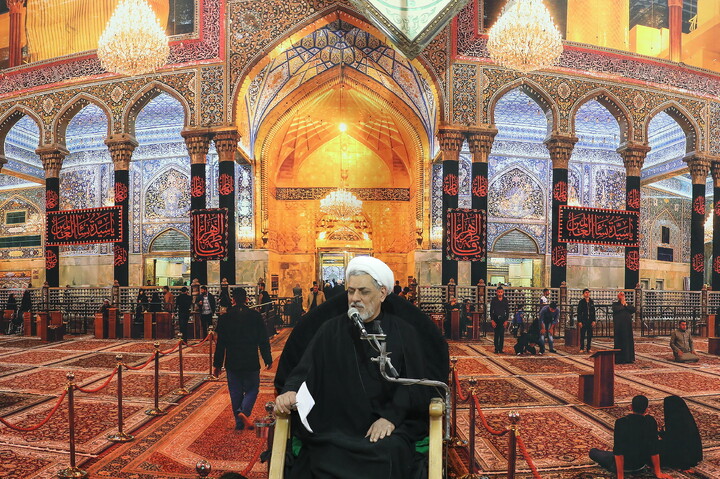 Cerimonia commemorativa del Leader martire della Umma da parte dell’Ayatollah Sistani a Qom