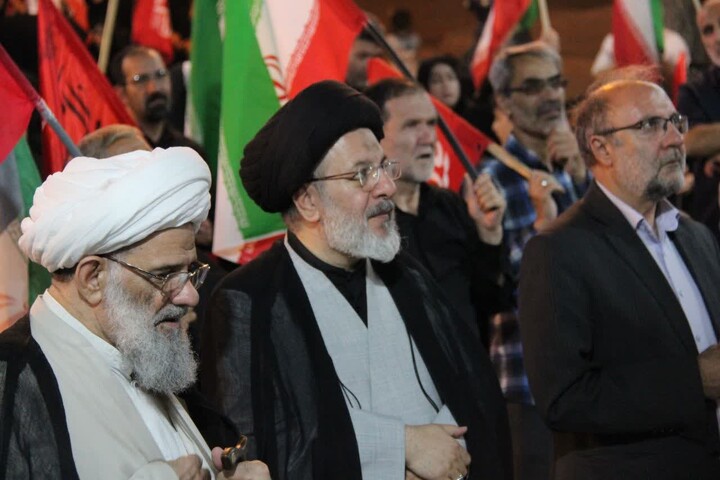 تصاویر / قیام مردم میدان ائل گلی تبریز برای خونخواهی رهبر شهید