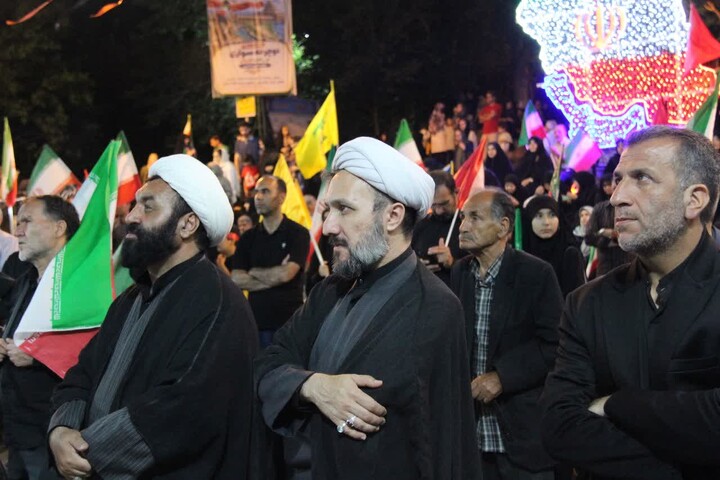 تصاویر / قیام مردم میدان ائل گلی تبریز برای خونخواهی رهبر شهید