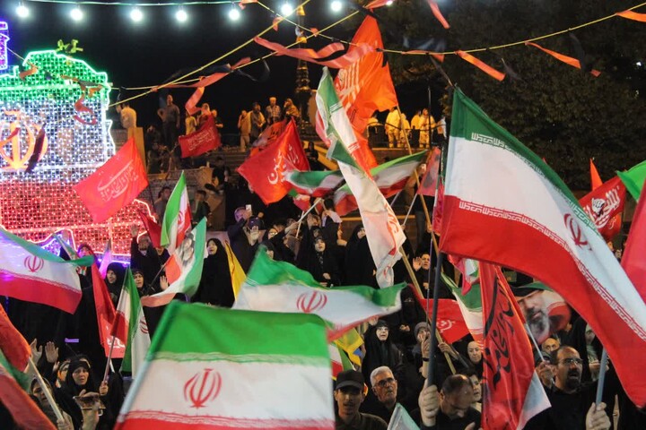تصاویر / قیام مردم میدان ائل گلی تبریز برای خونخواهی رهبر شهید