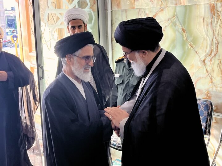تصاویر/ آیین بزرگداشت «قائد و آقای شهید ایران» در بافق برگزار شد