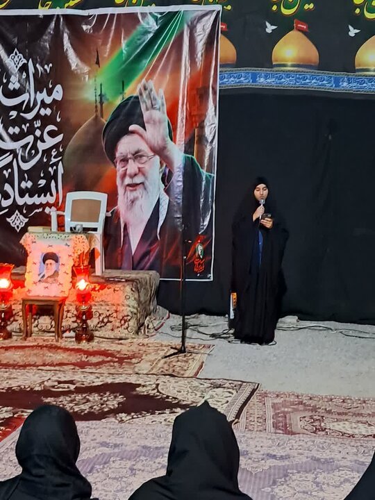 تصاویر/ مراسم بزرگداشت قائد امت در مدرسه علمیه الزهرا(س) شهداد