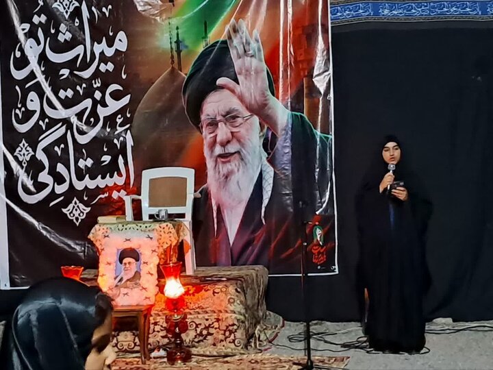 تصاویر/ مراسم بزرگداشت قائد امت در مدرسه علمیه الزهرا(س) شهداد