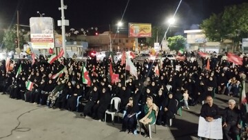 تصاویر/ موج صد و سی و هشتم ای تجمعات مردمی در میاندوآب