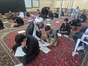تصاویر/ آزمون ورودی مدارس علمیه منطقه کاشان
