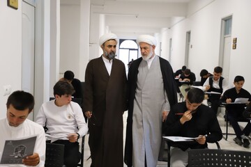 تصاویر / آزمون ورودی حوزه علمیه آذربایجان شرقی