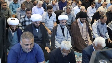 نماز جمعه خارگ به روایت تصویر