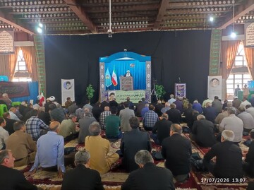 نماز جمعه سراب به روایت تصویر