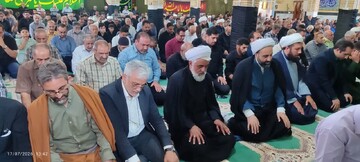 تصاویر/ اقامه نماز عبادی سیاسی جمعه در زرندیه