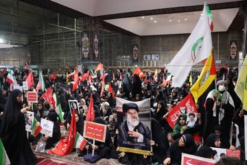 فیلم | تجمع امت حزب الله و خونخواه ولایت اهواز به مناسبت هفتم شهادت رهبر انقلاب