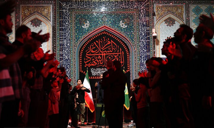 تصاویر/ مراسم عزاداری دهه سوم محرم در حرم حضرت عبدالعظیم(ع)