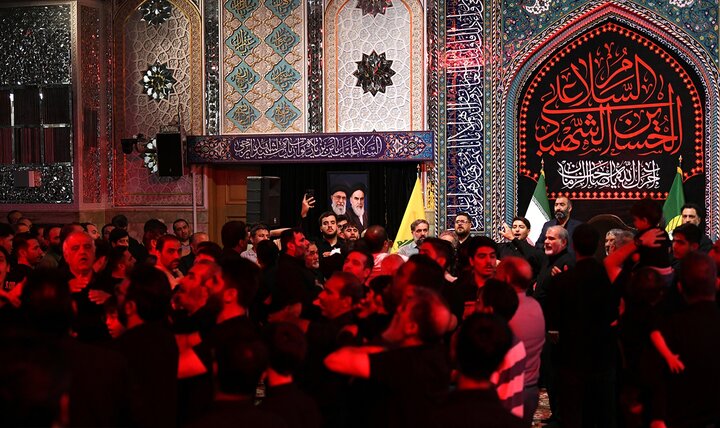تصاویر/ مراسم عزاداری دهه سوم محرم در حرم حضرت عبدالعظیم(ع)