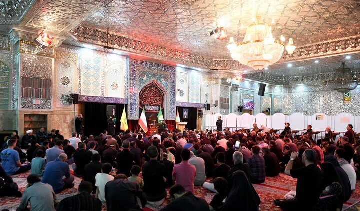 تصاویر/ مراسم عزاداری دهه سوم محرم در حرم حضرت عبدالعظیم(ع)