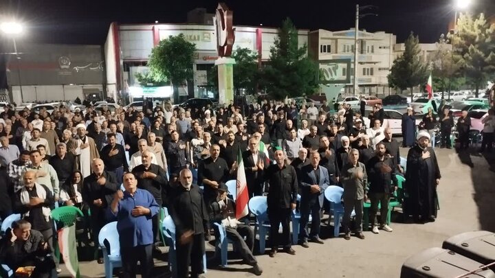 تصاویر/ موج صد و سی و هشتم ای تجمعات مردمی در میاندوآب
