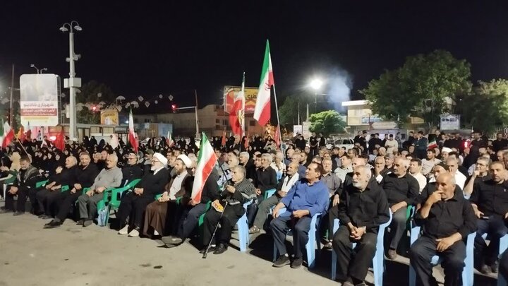 تصاویر/ موج صد و سی و هشتم ای تجمعات مردمی در میاندوآب