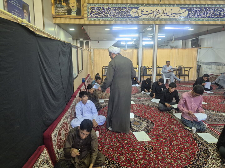 تصاویر/ آزمون ورودی مدارس علمیه منطقه کاشان