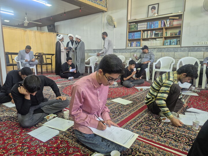 تصاویر/ آزمون ورودی مدارس علمیه منطقه کاشان