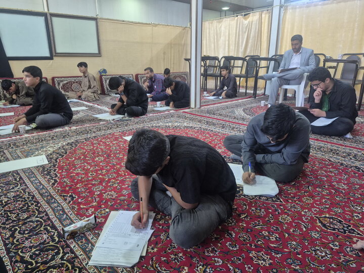تصاویر/ آزمون ورودی مدارس علمیه منطقه کاشان
