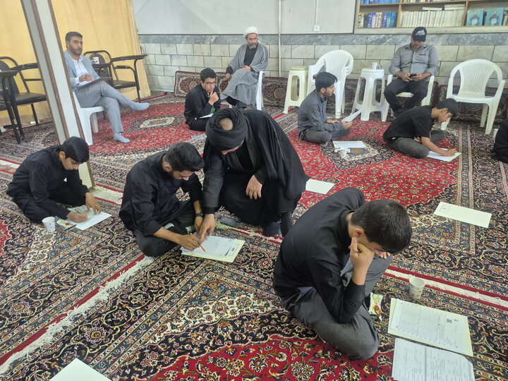 تصاویر/ آزمون ورودی مدارس علمیه منطقه کاشان