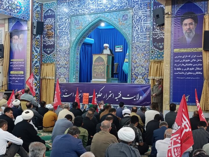 تصاویر/ آیین عبادی سیاسی نمازجمعه امروز شهر بوشهر