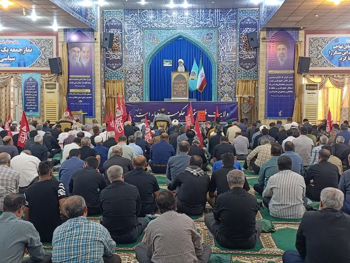 تصاویر/ آیین عبادی سیاسی نمازجمعه امروز شهر بوشهر