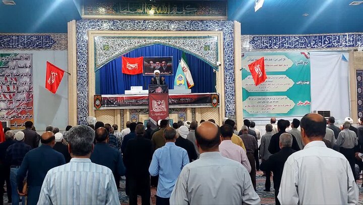 تصاویر/ آیین عبادی سیاسی نماز جمعه شهرستان زابل
