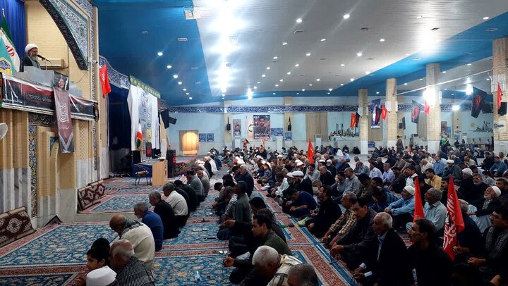 تصاویر/ آیین عبادی سیاسی نماز جمعه شهرستان زابل