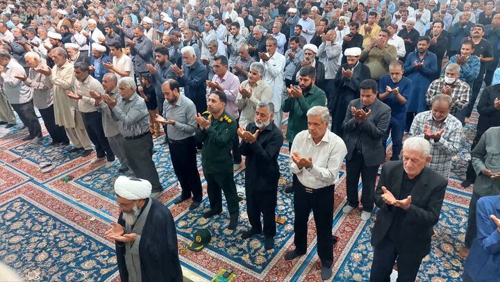 تصاویر/ آیین عبادی سیاسی نماز جمعه شهرستان زابل