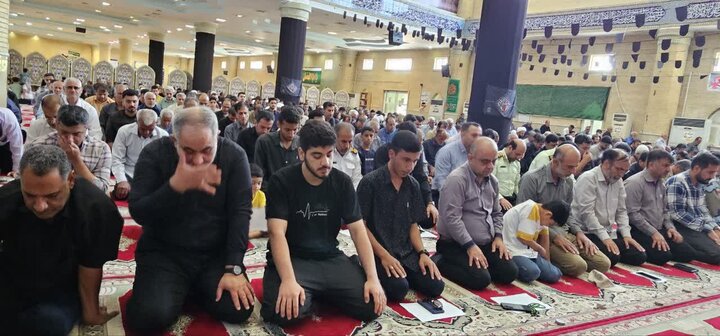 نمازجمعه امروز شهر کنگان به روایت تصاویر