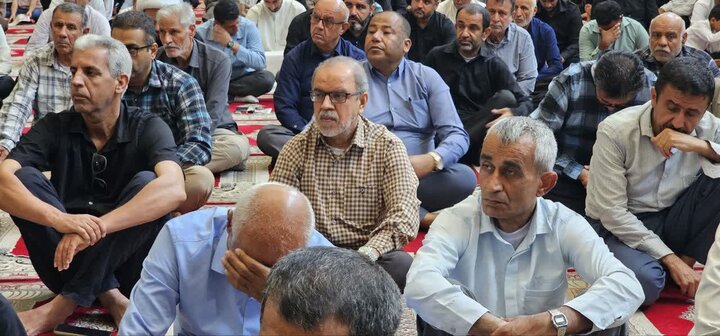نمازجمعه امروز شهر کنگان به روایت تصاویر