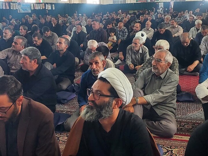 تصاویر/ اقامه نماز جمعه در شهر بهار