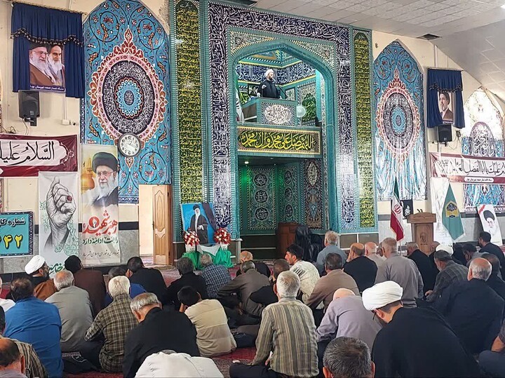 تصاویر/ اقامه نماز جمعه در شهر بهار