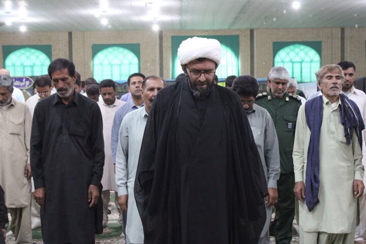 تصاویر/ آیین عبادی سیاسی نماز جمعه شهرستان دلگان