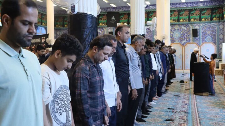 نماز جمعه خارگ به روایت تصویر