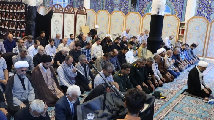 نماز جمعه خارگ به روایت تصویر