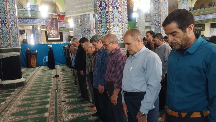 تصاویر/ اقامه نمازجمعه شهر کوهبنان