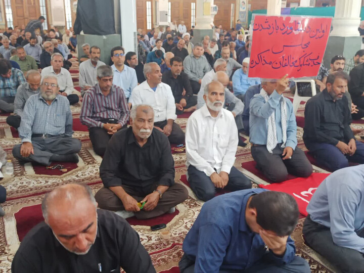 نماز جمعه برازجان به روایت تصویر