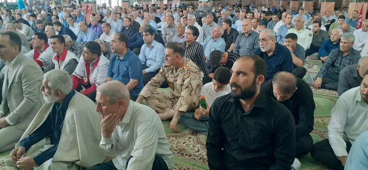 تصاویر/ اقامه نماز جمعه پارس آباد