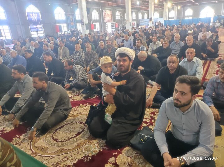 نماز جمعه سراب به روایت تصویر