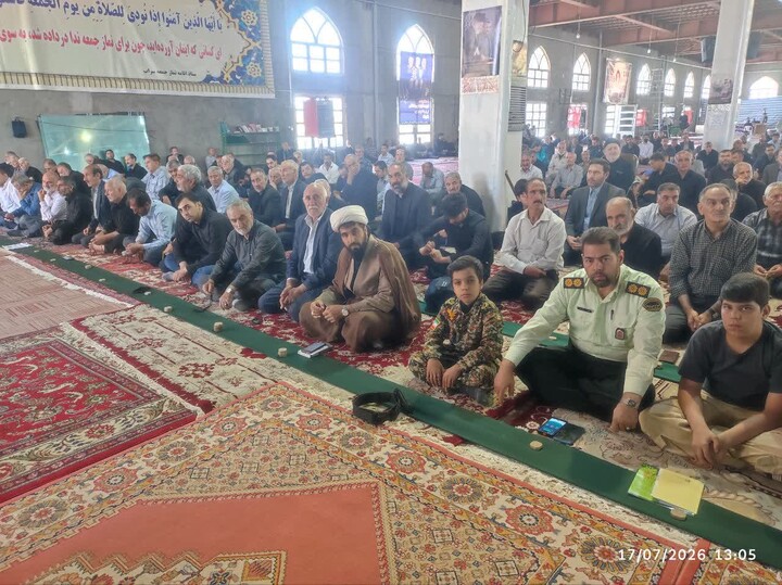 نماز جمعه سراب به روایت تصویر