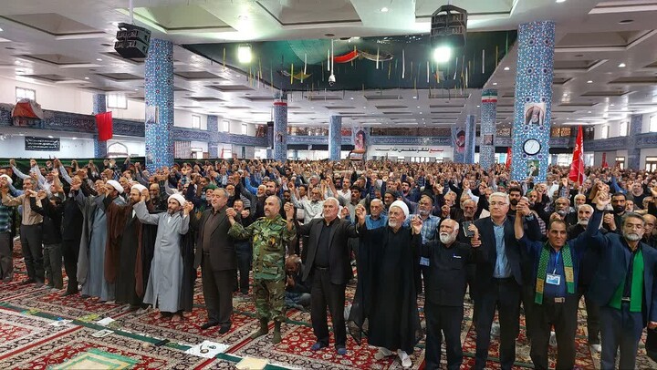 تصاویر| نماز جمعه عبادی سیاسی بیرجند