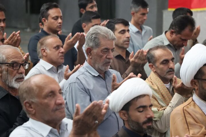 تصاویر/ اقامه نمازجمعه شهر قلعه‌گنج