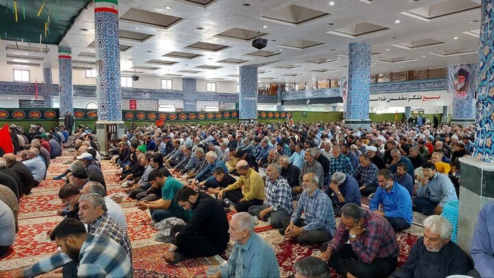 تصاویر| نماز جمعه عبادی سیاسی بیرجند