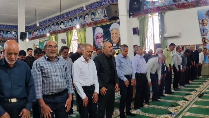 تصاویر/ اقامه نمازجمعه شهر بهرمان