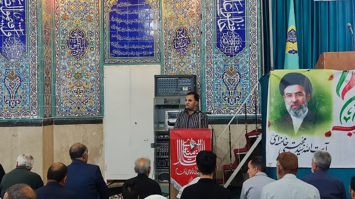 تصاویر/ اقامه نمازجمعه شهر بهرمان