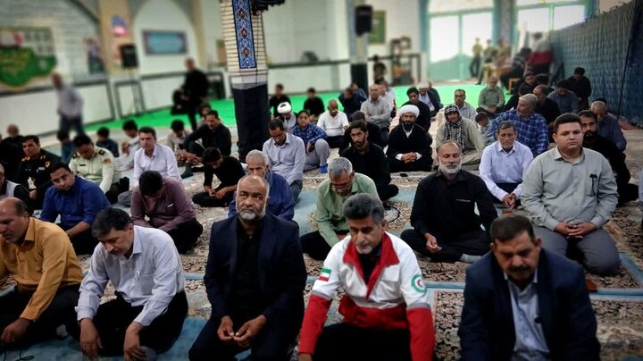تصاویر/ اقامه نمازجمعه شهر فهرج