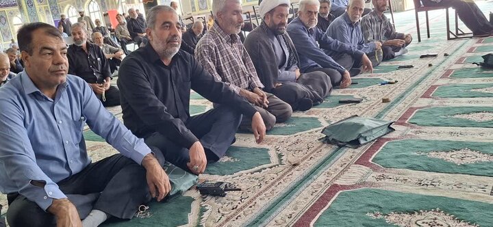 تصاویر/ اقامه نمازجمعه شهر بافت